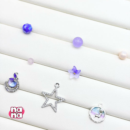 【Y1080】なつのよる 高品質クォーツ&ガラス(10*10)