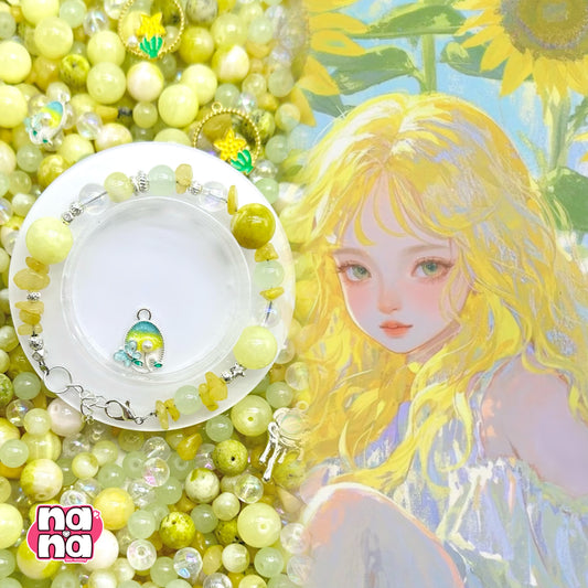 【Y871】花守りの丘 高品質クォーツ&ガラス（10*10）