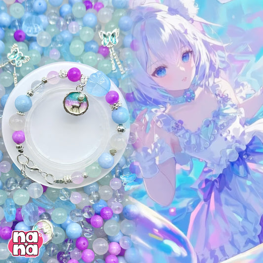 【Y876】夏色片思い 高品質クォーツ&ガラス（10*10）