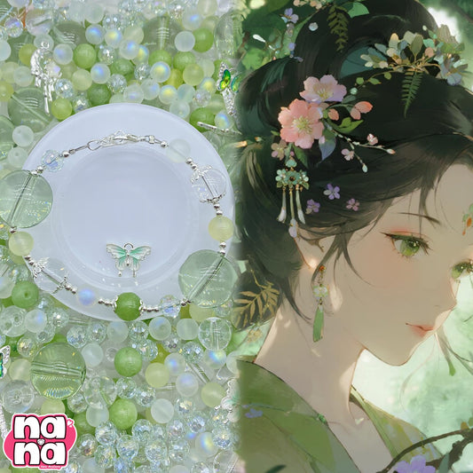 【A995】祝福    高品質天然石XクリスタルXガラス（8+10+12+20）
