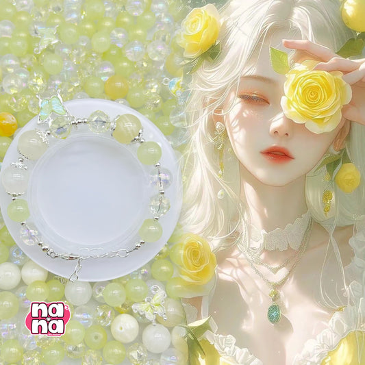 【Y882】めぐり巡る四季 高品質クォーツ&ガラス（10*10）