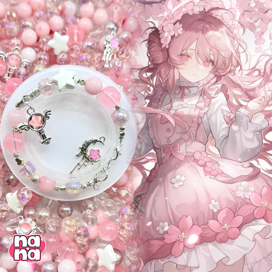 【Y886】愛のおまじない 高品質クォーツ&ガラス&磁器の玉（10*10）