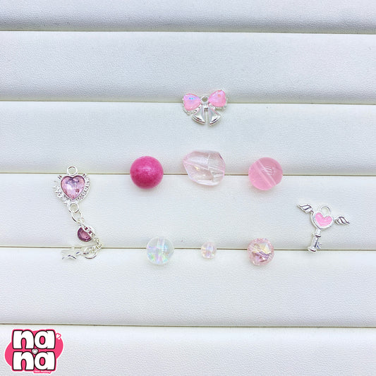 【Y900】春の涙 高品質クォーツ&ガラス（10*10）