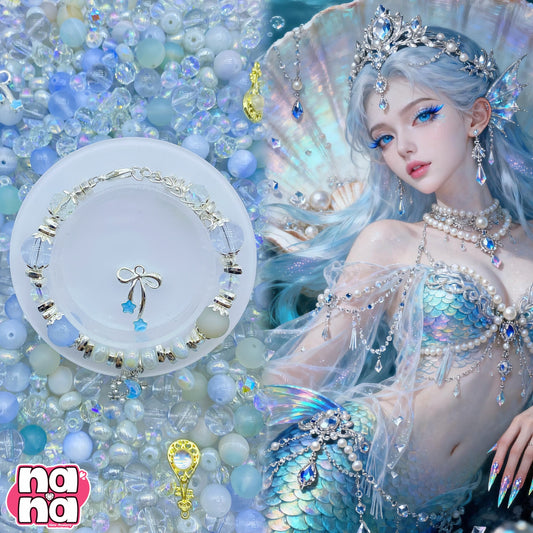 【Y931】パール美人 高品質クォーツ&ガラス（10*10）