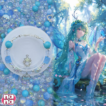 【Y955】湖の妖精 高品質クォーツ&樹脂&ガラス（10*10）
