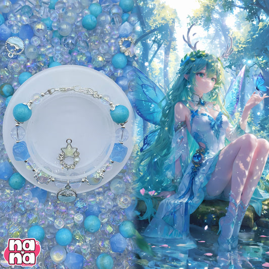 【Y955】湖の妖精 高品質クォーツ&樹脂&ガラス（10*10）