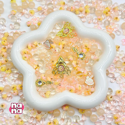 【Y963】桂の花びら雨 高品質ガラス（10*10）