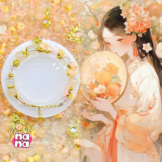 【Y963】桂の花びら雨 高品質ガラス（10*10）