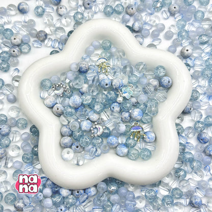 【Y964】雪の奇縁 高品質ガラス（10*10）
