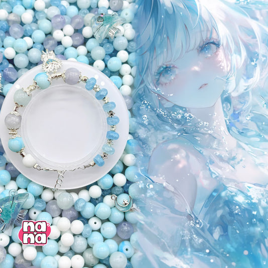 【Y1010】空からの願いごと  高品質クォーツ&ガラス（10*10）