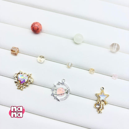 【Y1026】コスモス  高品質クォーツ&ガラス（10*10）