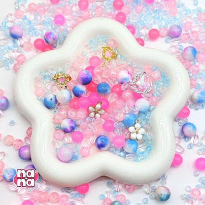 【Y1051】ファンタジー  高品質クォーツ&ガラス（10*10）