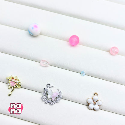 【Y1051】ファンタジー  高品質クォーツ&ガラス（10*10）