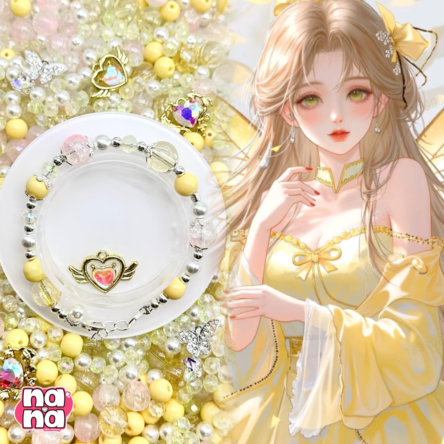 【Y1058】レモン木  高品質ガラス（10*10）