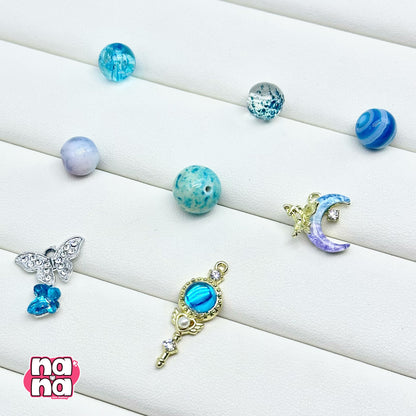 【Y1066】レインダンス  高品質クォーツ&ガラス（10*10）