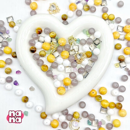 【Y1070】レモンティー  高品質クォーツ&ガラス（10*10）