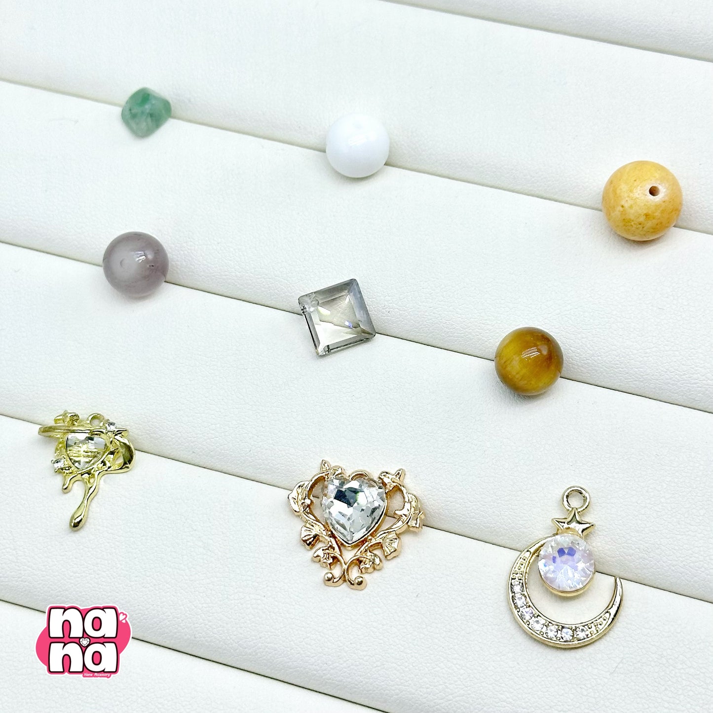 【Y1070】レモンティー  高品質クォーツ&ガラス（10*10）