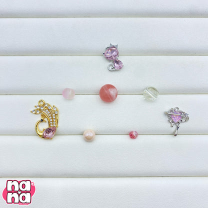 【A1201】愛、テキサス    高品質天然石Xガラス（8+10+12）