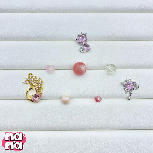 【A1201】愛、テキサス    高品質天然石Xガラス（8+10+12）