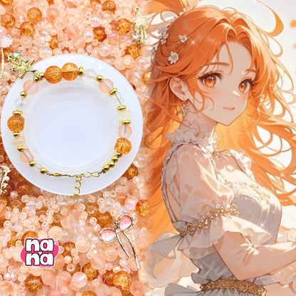 【Y1078】夕焼けに染めた夢  高品質ガラス（10*10）