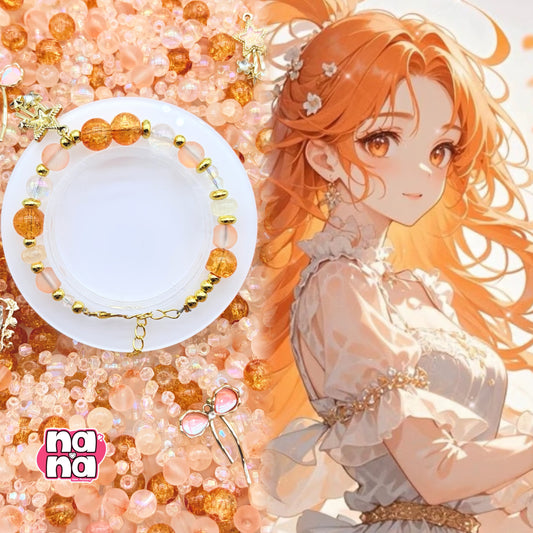 【Y1078】夕焼けに染めた夢  高品質ガラス（10*10）