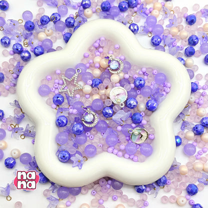 【Y1080】なつのよる  高品質クォーツ&ガラス（10*10）