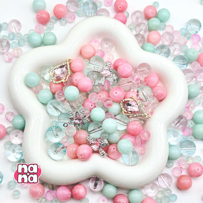 【Y1091】ラブストーリー  高品質クォーツ&ガラス（10*10）