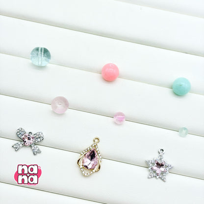 【Y1091】ラブストーリー  高品質クォーツ&ガラス（10*10）