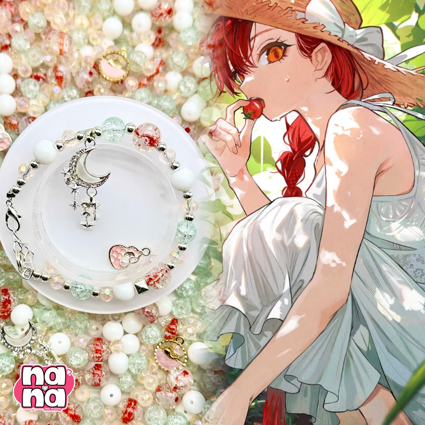 【Y1094】永遠の思い出   高品質ガラス（10*10）