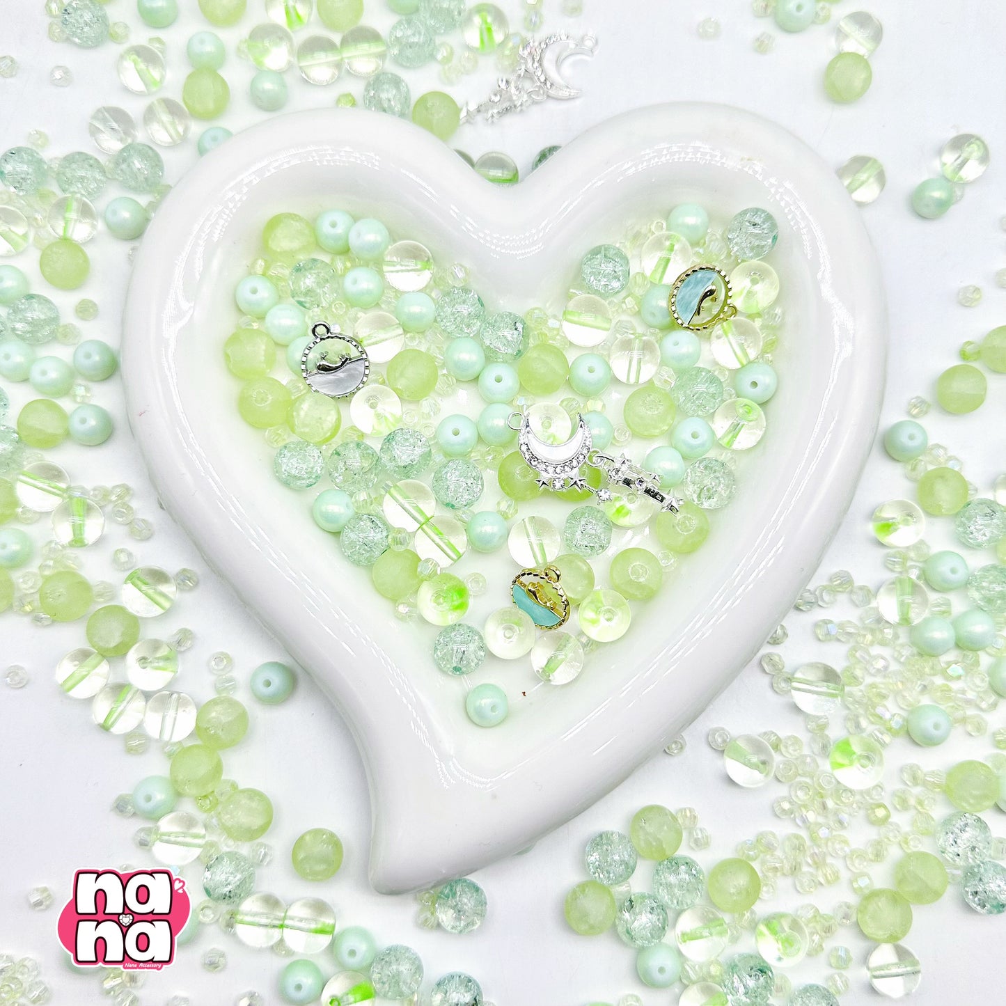 【Y1098】鈴蘭のうた   高品質ガラス（10*10）