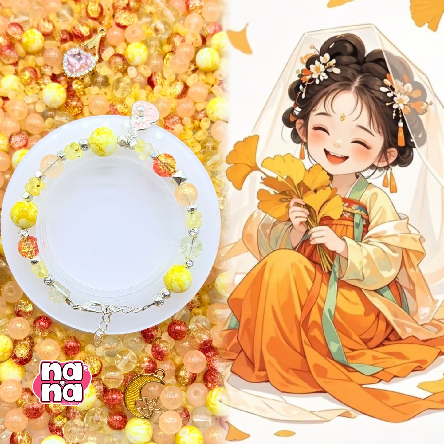 【Y1107】秋とともに   高品質ガラス（10*10）