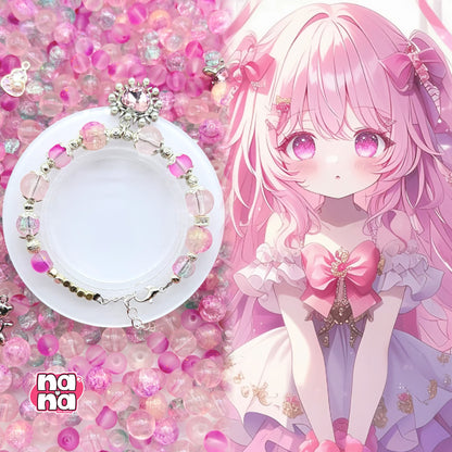 【Y1108】幸せキャンディー   高品質ガラス（10*10）