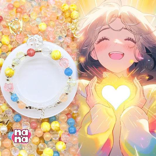 【Y1133】心のひかり   高品質ガラス（10*10）