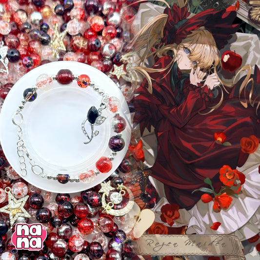 【Y1137】バラ風情   高品質ガラス（10*10）