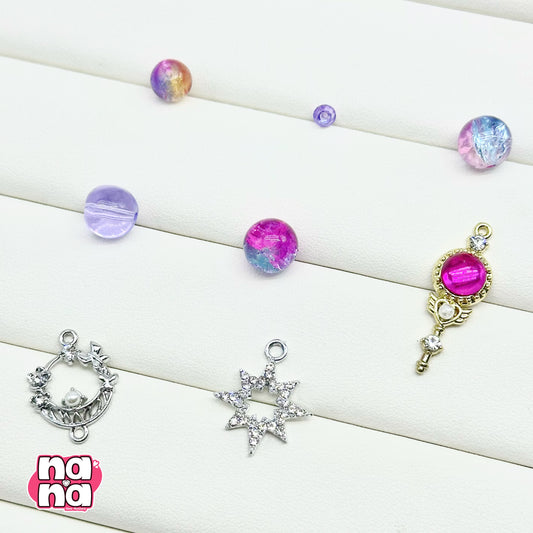 【Y1148】ネオン   高品質ガラス（10*10）