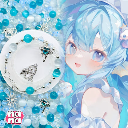 【Y1155】そらのかがみ  高品質キャッツアイ&ガラス（10*10）