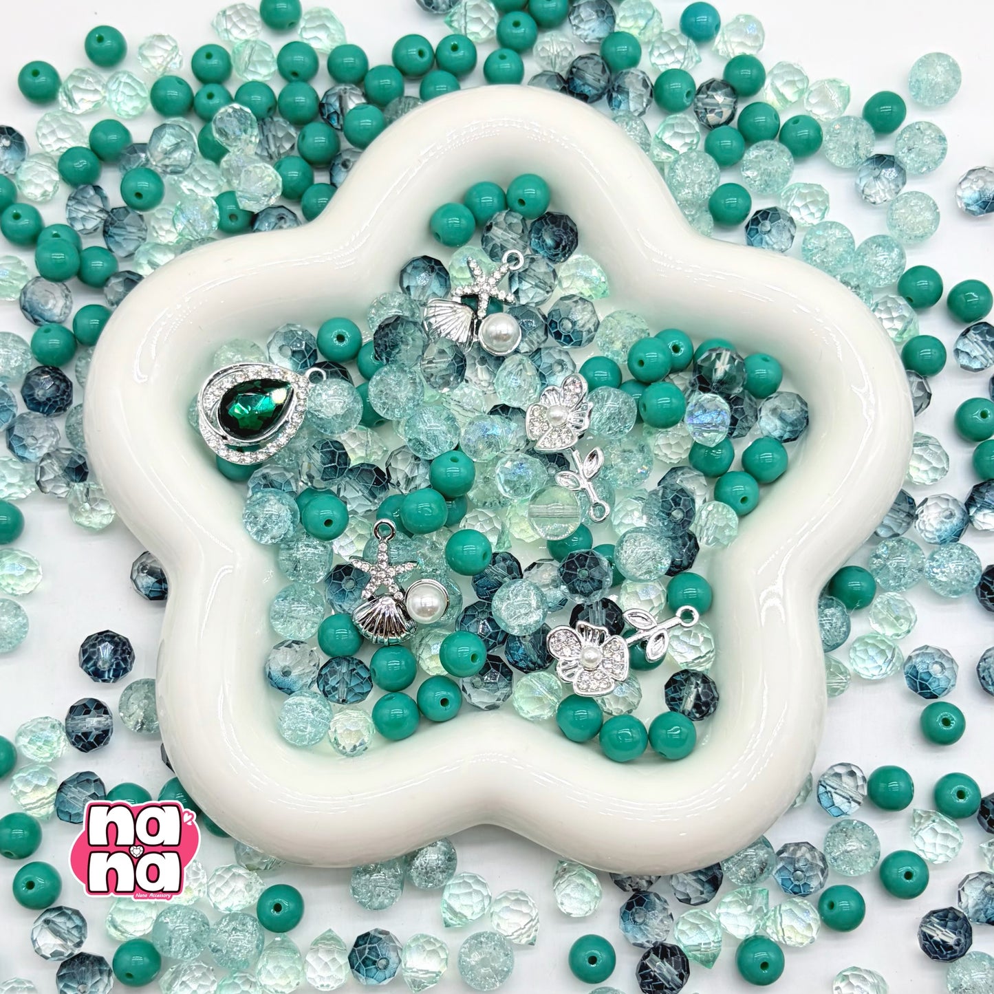 【Y1158】みなもに落ちる  高品質ガラス（10*10）