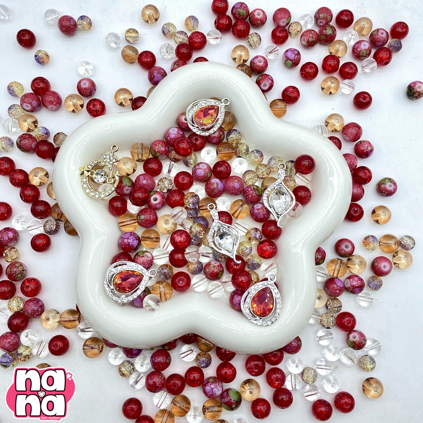 【Y1174】シュガーコート  高品質ガラス（10*10）